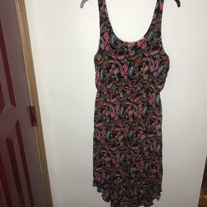 Mudd Floral paisley High Low Dress